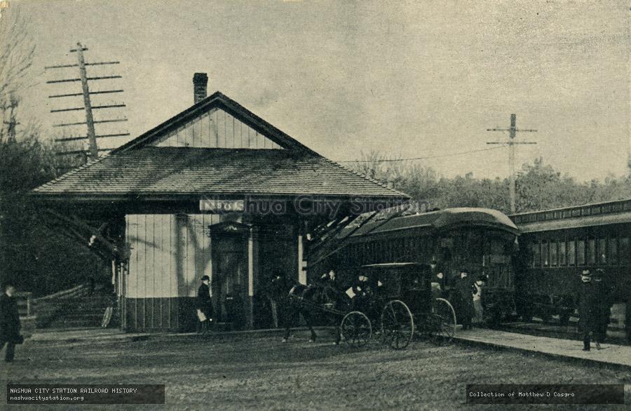 Postcard: Boston & Maine Railroad Station, Weston, Massachusetts
